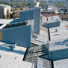 <p>1998 Krankenhaus Bergmanntrost. Halle/ Saale Dachdetail Magistrale 1998<br /><br />Schmiedeknecht Krampe Reiter Architekten BDA mit Willi Rrampe Architekt BDA</p>