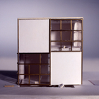 <p>Stegreifarbeit, Würfelhaus 6x6x6. 2. Semester, FH Dortmund 2001.</p>